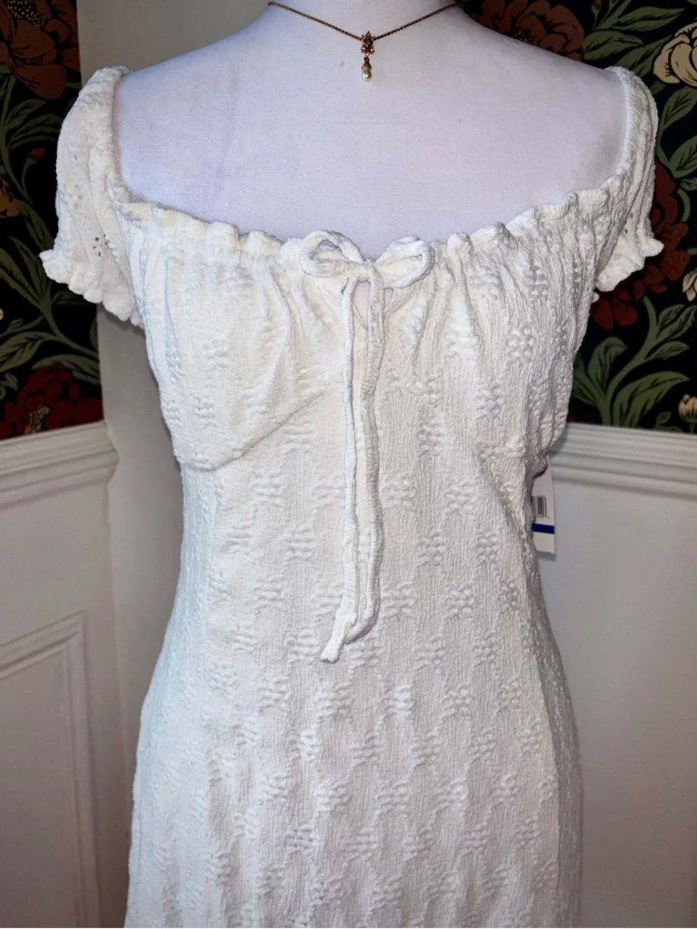 NWT Aeropostale 🕊️ Knit Eyelet Mini Dress - Picture 6 of 8